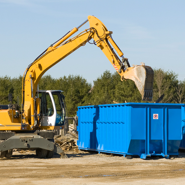 can i request a rental extension for a residential dumpster in Omer